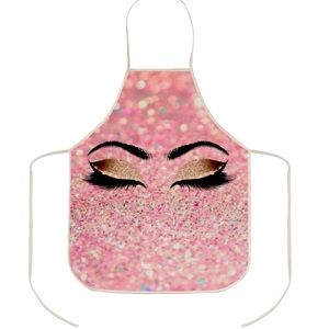 Eyelash Print Apron